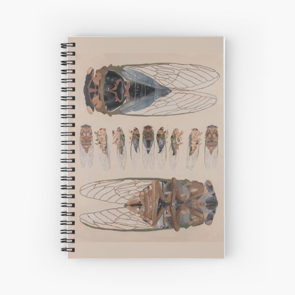 Cicadas Spiral Notebook