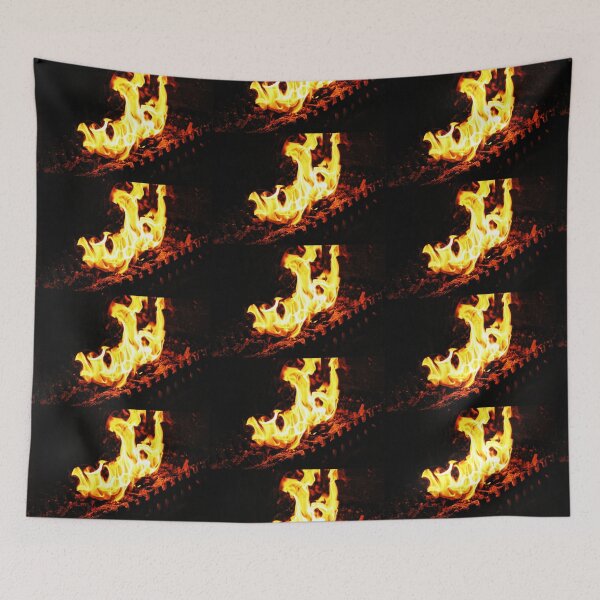 Item preview, Orange Log Fire designed and sold by Wanderlora.