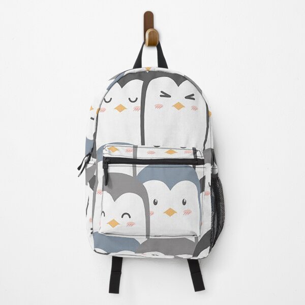 Item preview, Penguin friends pattern print designed and sold by Arte Para Rebaja.