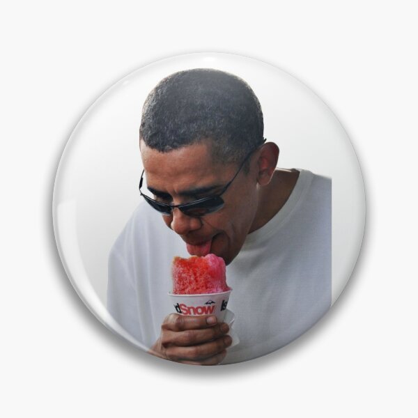 Item preview, obama with a snowcone designed and sold by shharpie.