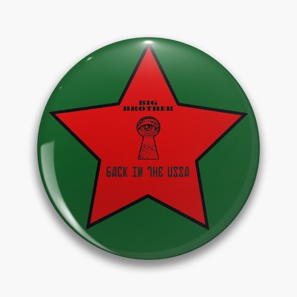Item preview, Big Brother Watching Red Star designed and sold by Val Goretsky.
