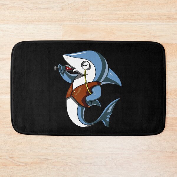 Item preview, Shark Pirate Wine Drinking Funny Ocean Party designed and sold by underheaven.
