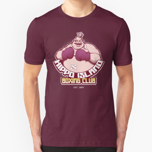 Hippo Island Boxing Club Slim Fit T-Shirt