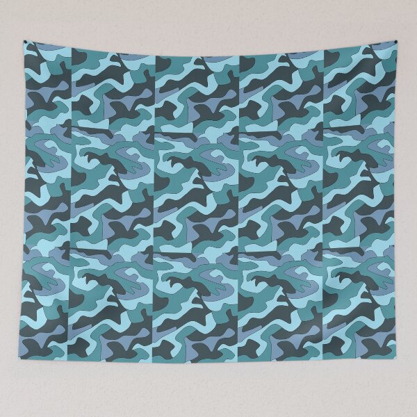 Item preview, Teal Camo designed and sold by cherubi19.
