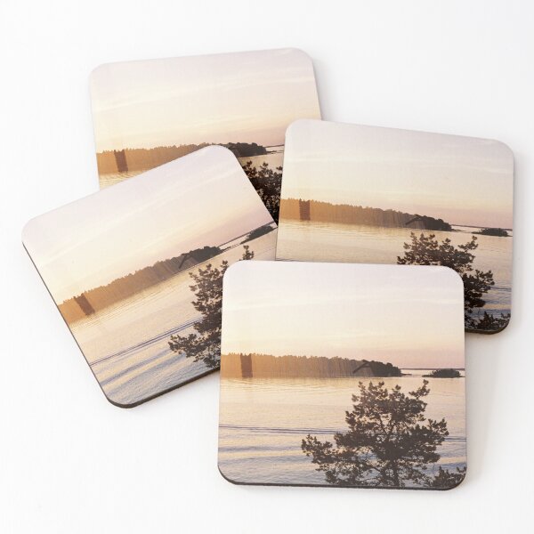 Item preview, Double exposure of the sunset in Sweden. designed and sold by alexpepelasev.