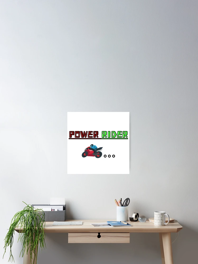 Thumbnail 2 of 3, Poster, Power Bike Rider designed and sold by Smartdive.