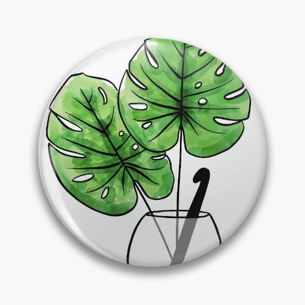 Artikelvorschau, Monstera Blatt Vase mit Häkelnadel entworfen und verkauft von hellohappy.