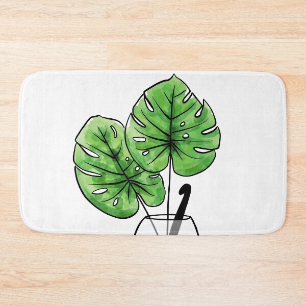 Artikelvorschau, Monstera Blatt Vase mit Häkelnadel entworfen und verkauft von hellohappy.