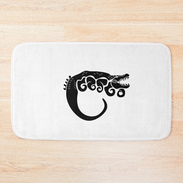 Item preview, Mutated Saltwater Crocodile Dark Gary Paisley Over Silhouette designed and sold by grounds.