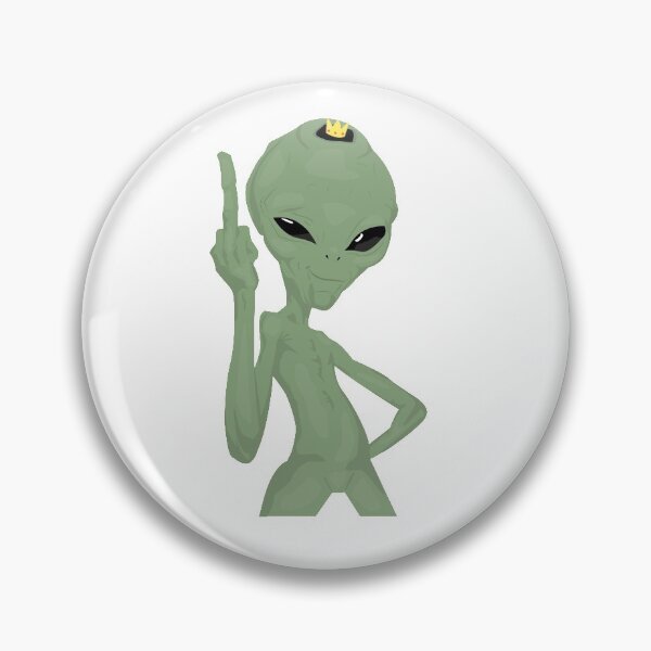 Artikelvorschau, Lustiges Alien King Classic T-Shirt entworfen und verkauft von Orlyne.