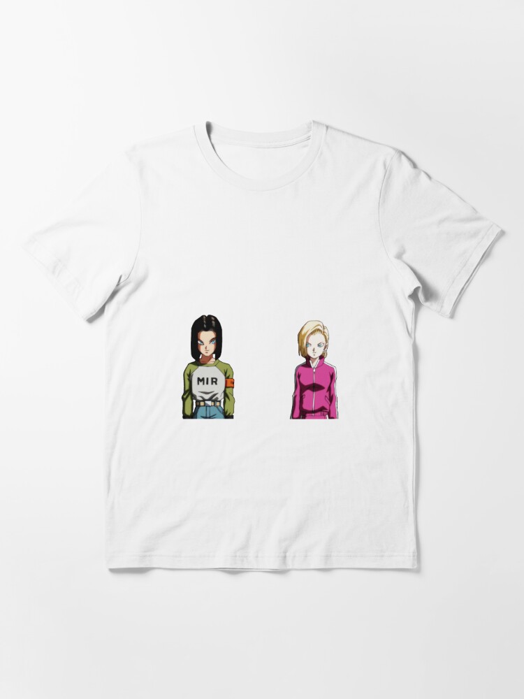 Android 17 and Android 18 from DBS | Essential T-Shirt