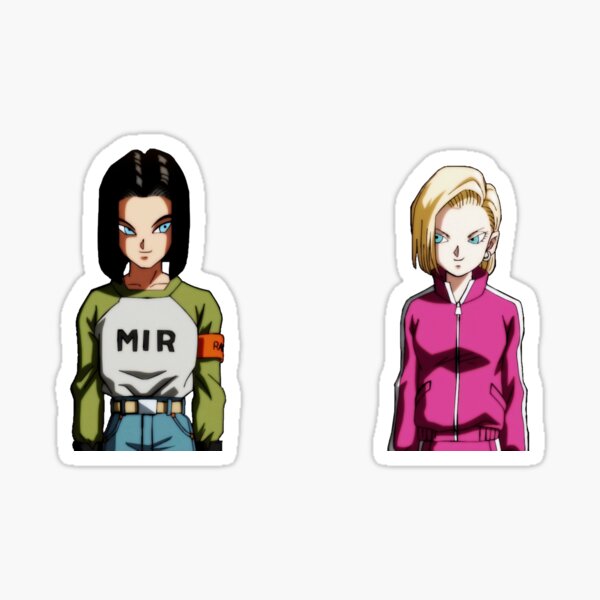 Android 17 Stickers Redbubble - roblox android 17 tournament