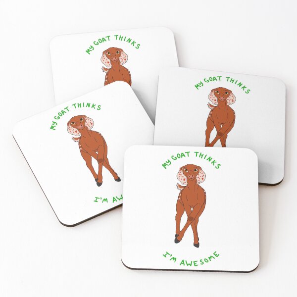 Item preview, My Goat Thinks I'm Awesome! designed and sold by Julian Greystoke.