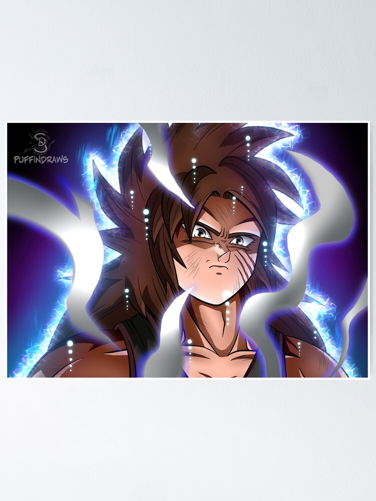 My OC Kala in her Ssj5 Form no Background Art Board Print for