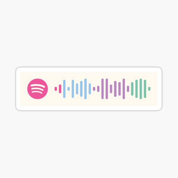 Unruly Heart Spotify Code Sticker
