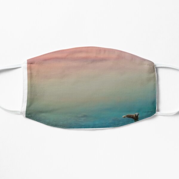 Hopper in the Clouds Flat Mask