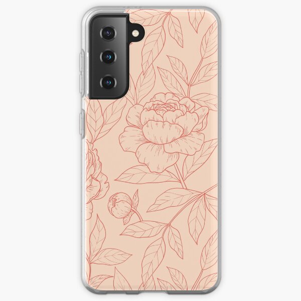 Peonies Samsung Galaxy Soft Case