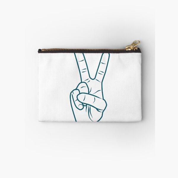 Item preview, Big Teal Peace/ Victory Sign! designed and sold by Enid Guinn.