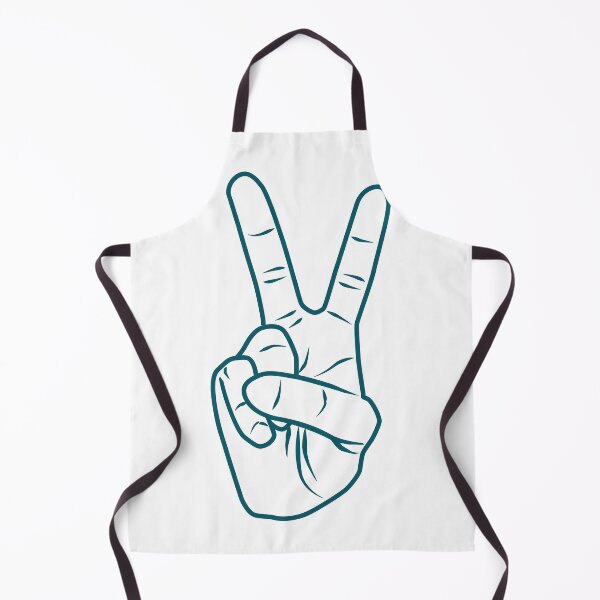 Item preview, Big Teal Peace/ Victory Sign! designed and sold by Enid Guinn.