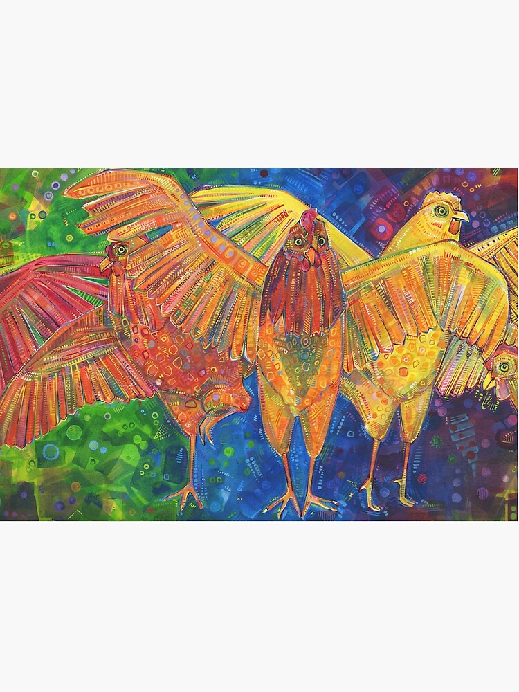 Chicken Confidence - 2016 by gwennpaints