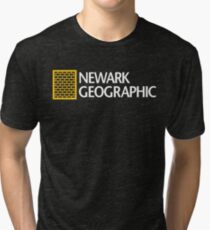 'Newark Geographic' Tri-blend T-Shirt