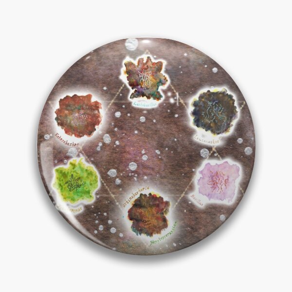 Cosmic Compost Complete Collection Art Prints Pin