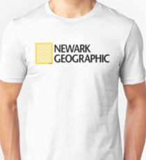 'Newark Geographic' (b) Unisex T-Shirt