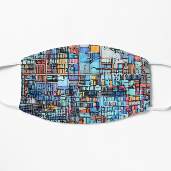 Long Beach, CA Flat Mask