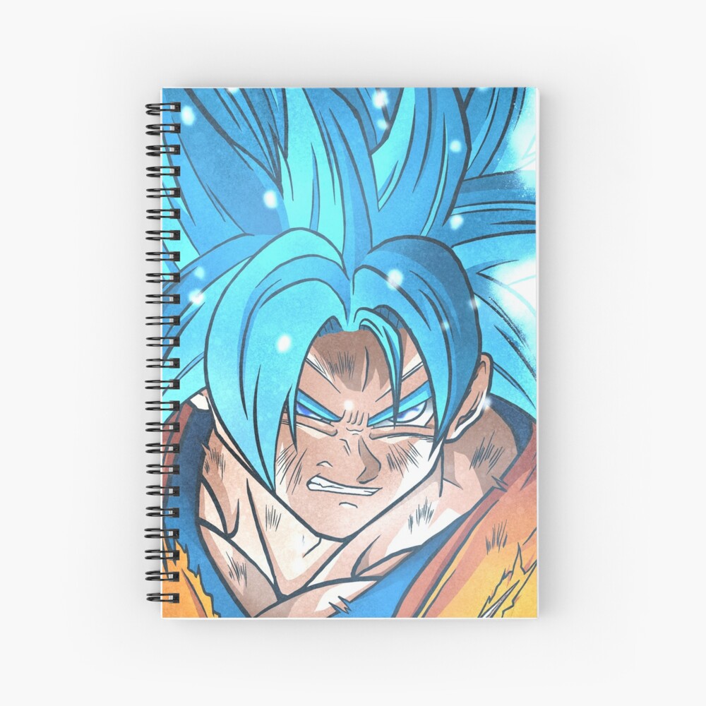 Goku super Saiyan blue Spiral Notebook by Amar Maruf - Pixels