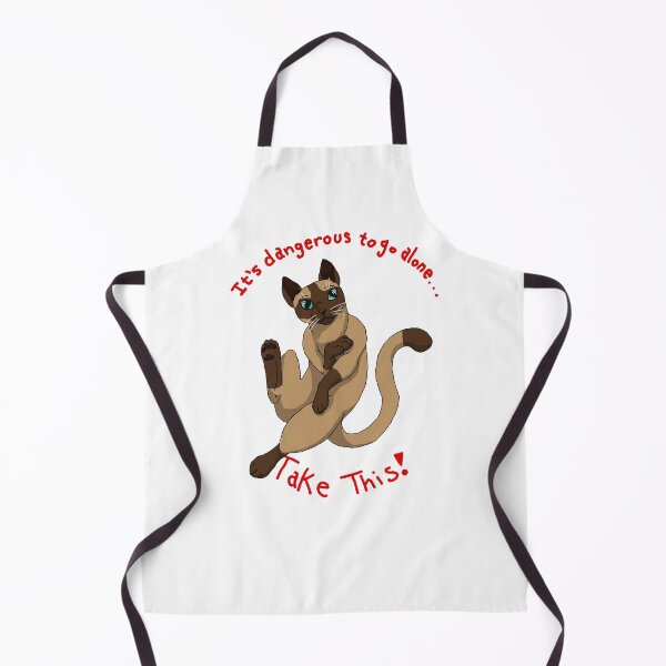 Item preview, It's Dangerous to Go Alone. Take a Cat! designed and sold by Julian Greystoke.
