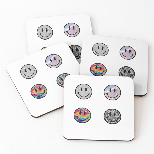 Item preview, 4 smiley faces designed and sold by saraterzini.