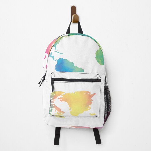 Item preview, Map of the World Map Watercolor designed and sold by MalikaBela.