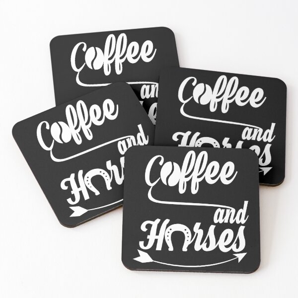 Item preview,  funny horses and coffee addict gift:  coffee and horses: funny coffee enthusiast gift:horses enthusiast funny gift idea: ilike horses: i like coffee funny gift designed and sold by khalidelk.