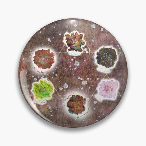 Cosmic Compost Complete Collection Greeting Card Pin