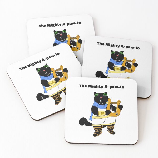 Item preview, The Mighty A-paw-lo Cat designed and sold by Bitycat.