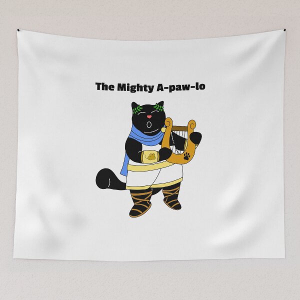 Item preview, The Mighty A-paw-lo Cat designed and sold by Bitycat.