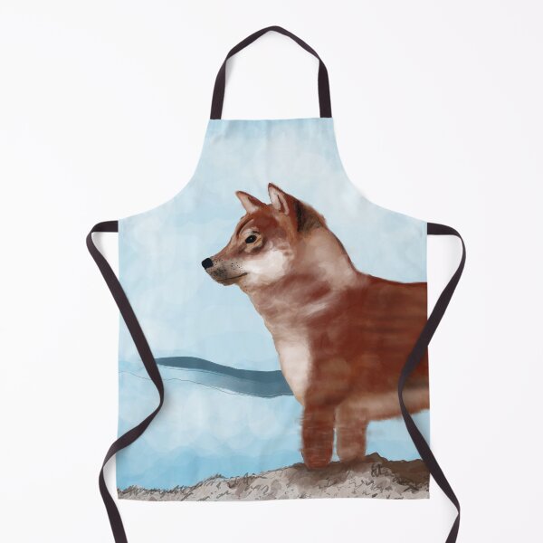 Item preview, Shiba overlooking the sea designed and sold by pouringpurple1.