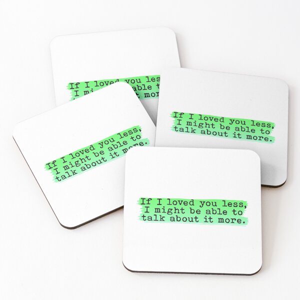 Item preview, Austen: "loved you less" Emma quote pastel designed and sold by ellalucy.