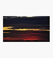 Red Dusk Photographic Print