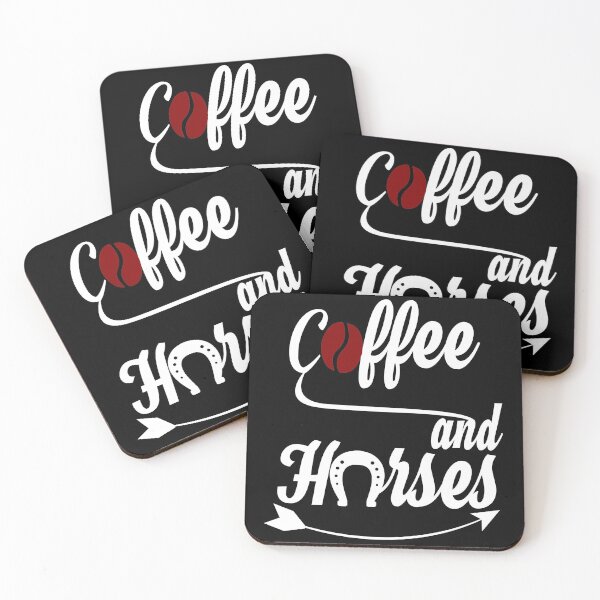 Item preview,  horses and coffee addict gift:  coffee and horses: funny coffee enthusiast gift:horses enthusiast funny gift idea: ilike horses: i like coffee funny gift designed and sold by khalidelk.