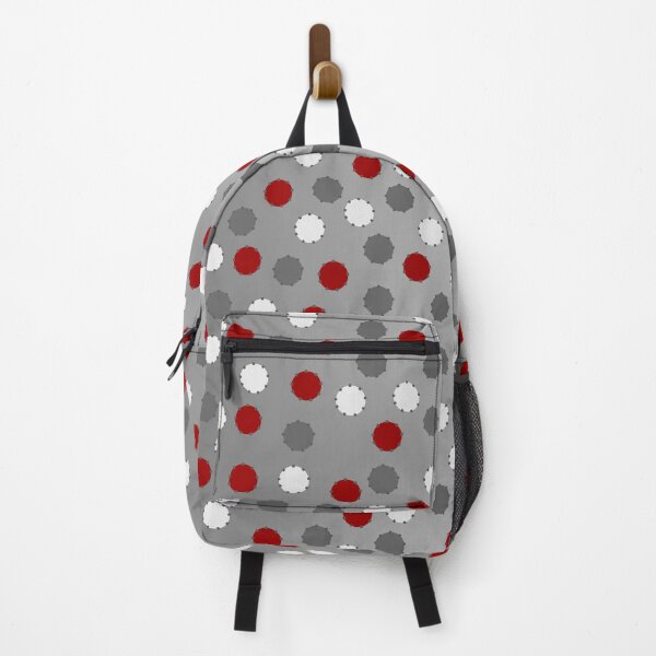 Item preview, Dots - Red, Gray, White designed and sold by millsofsp.