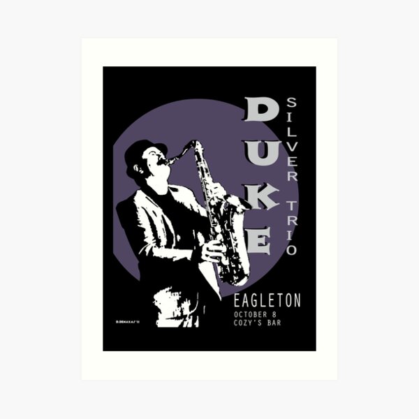 Duke Silver Live im Konzert Kunstdruck