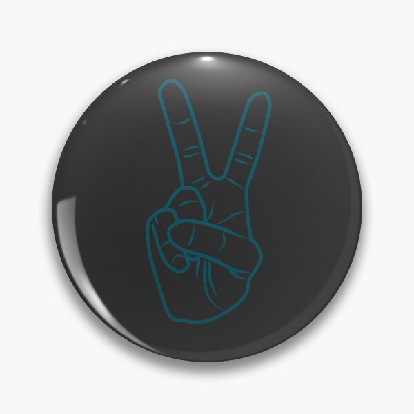 Item preview, Black Peace/ Victory Sign designed and sold by Enid Guinn.