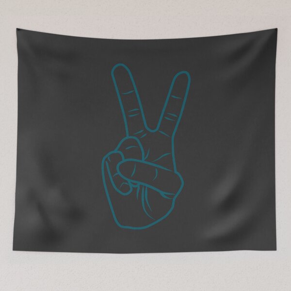 Item preview, Black Peace/ Victory Sign designed and sold by Enid Guinn.