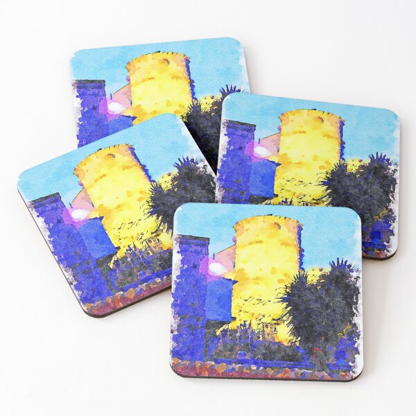 Item preview, Tower of the castle in the evening designed and sold by Giuseppe Cocco.