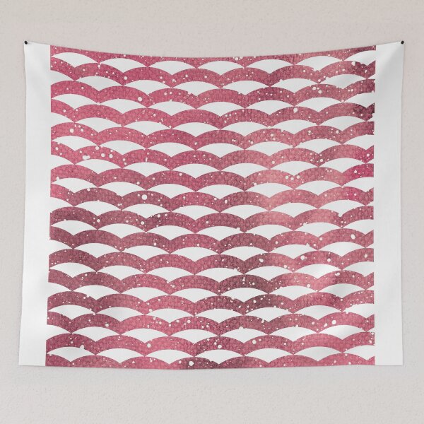 Item preview, Galaxy Ocean Wave Pattern - Coral Palette designed and sold by galleasstudio.