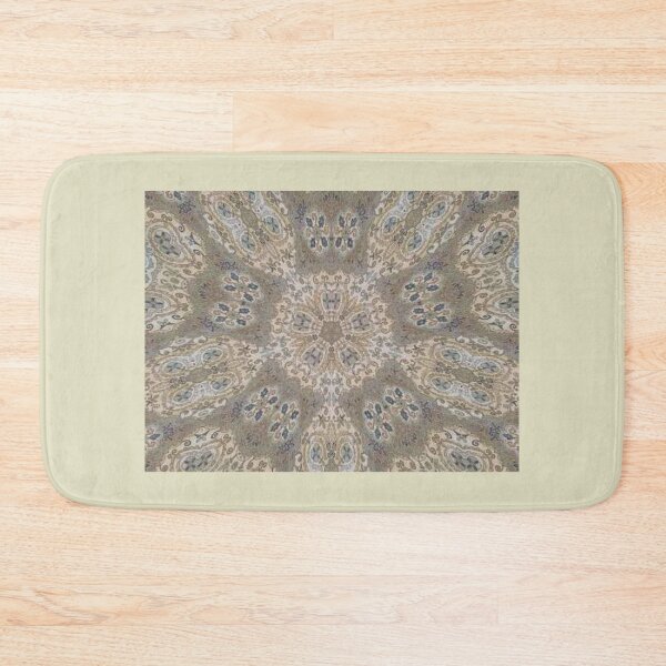 Item preview, Kaleidoscope  blue, white, beige, pattern designed and sold by Aquila Light Pictures.