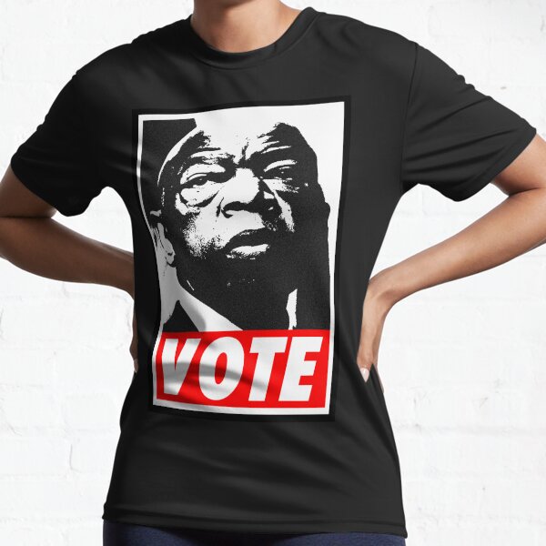 John Lewis - VOTE (black) Active T-Shirt
