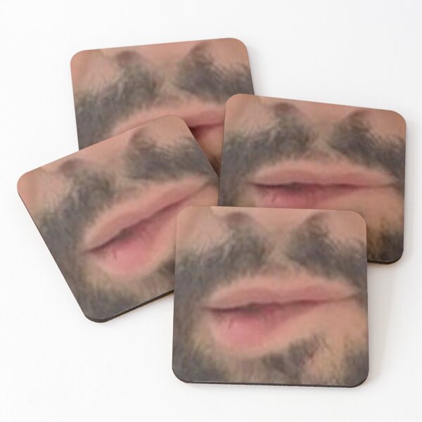 Item preview, Lin Manuel miranda lip bite mask designed and sold by schmicol.