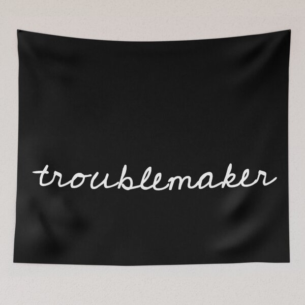 Item preview, Troublemaker - Black And White designed and sold by Aryeh Studio.